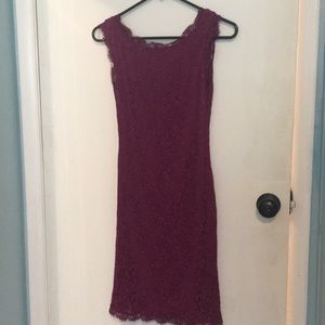 Lace Raspberry dress- BOGO sale